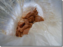 鶏肉とからレンジ揚げ粉inポリ袋